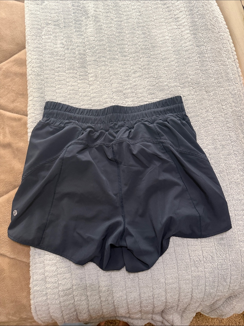 Lululemon Pace Rival High-Rise Running Shorts - Navy - Picture 1 of 2